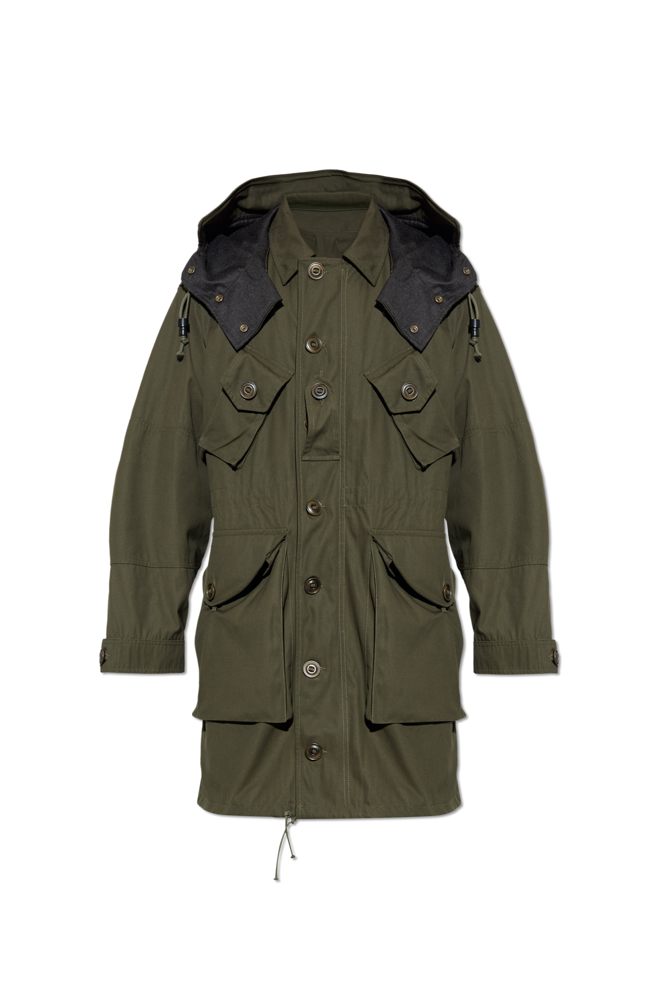 Green Parka with a detachable hood Maison Margiela - Vitkac Slovakia